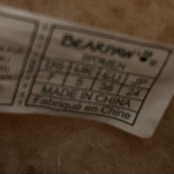 Ladies Size 7 Brown BEARPAW Zip-Up Fleece Lined Boots - NEW! - Picture 5 of 5